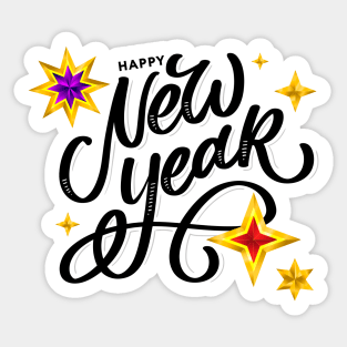 Happy New Year Sticker